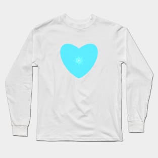 Blue Heart Long Sleeve T-Shirt